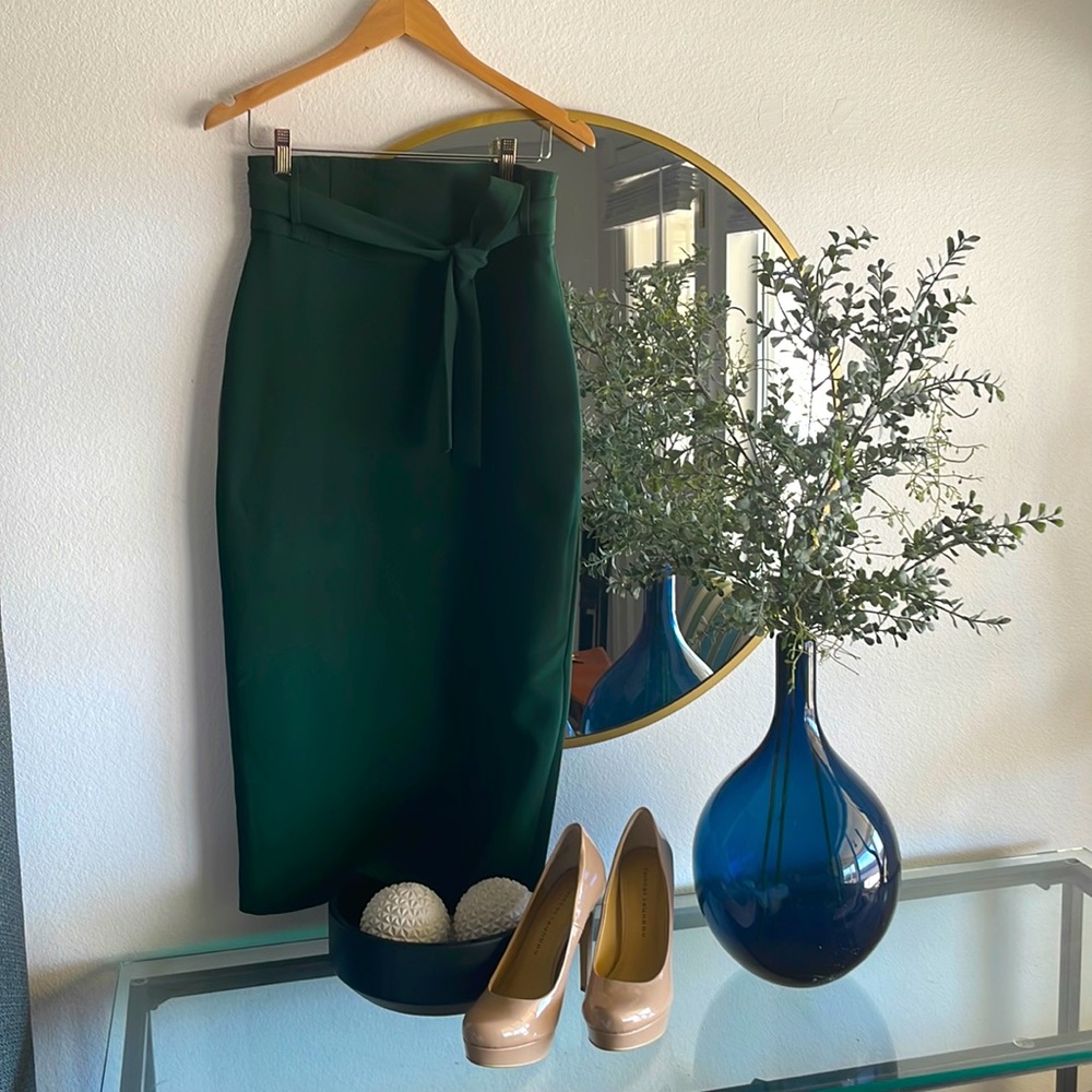ASOS high waist skirt business skirt.